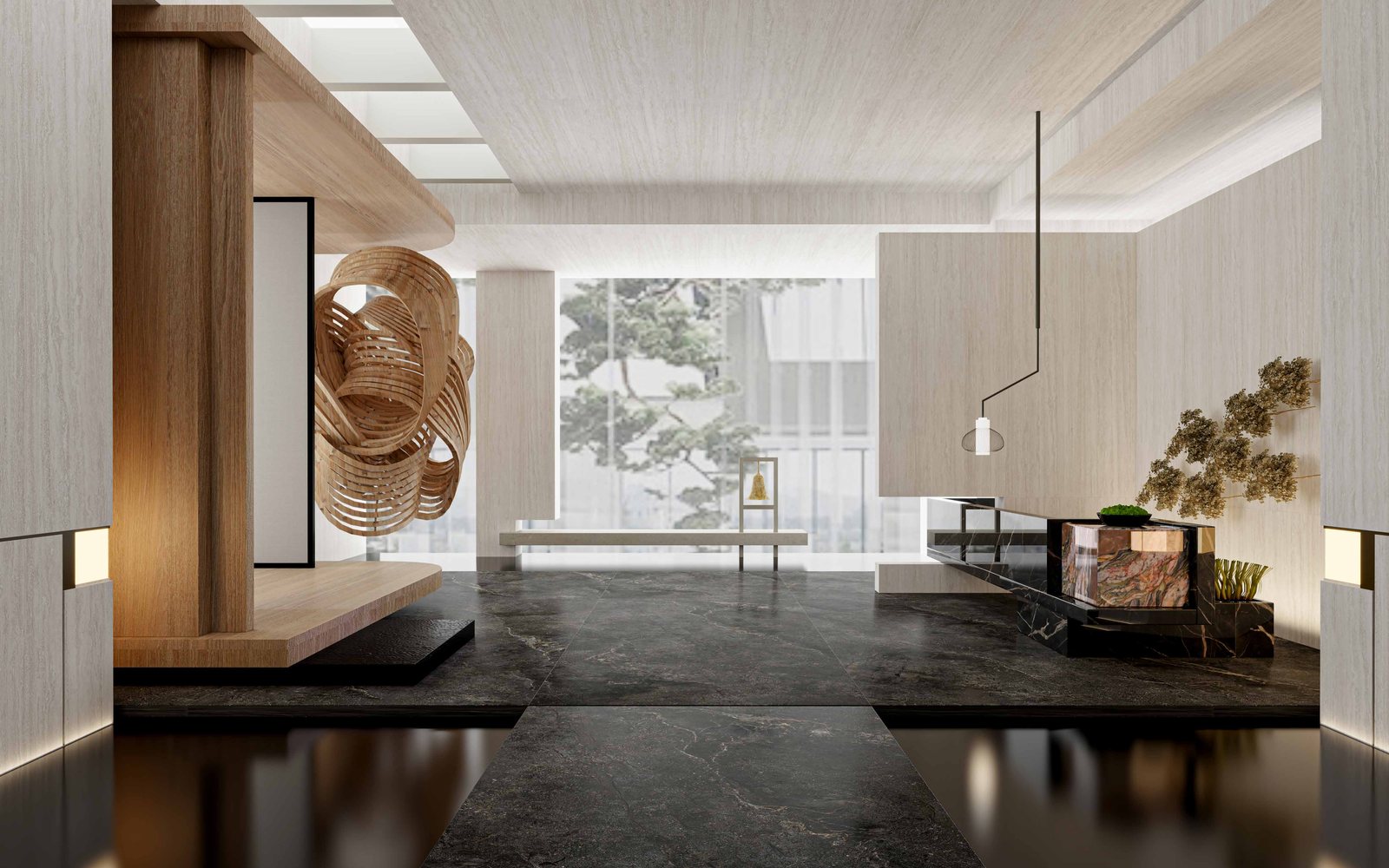 Modern OracleFish surface showroom concept