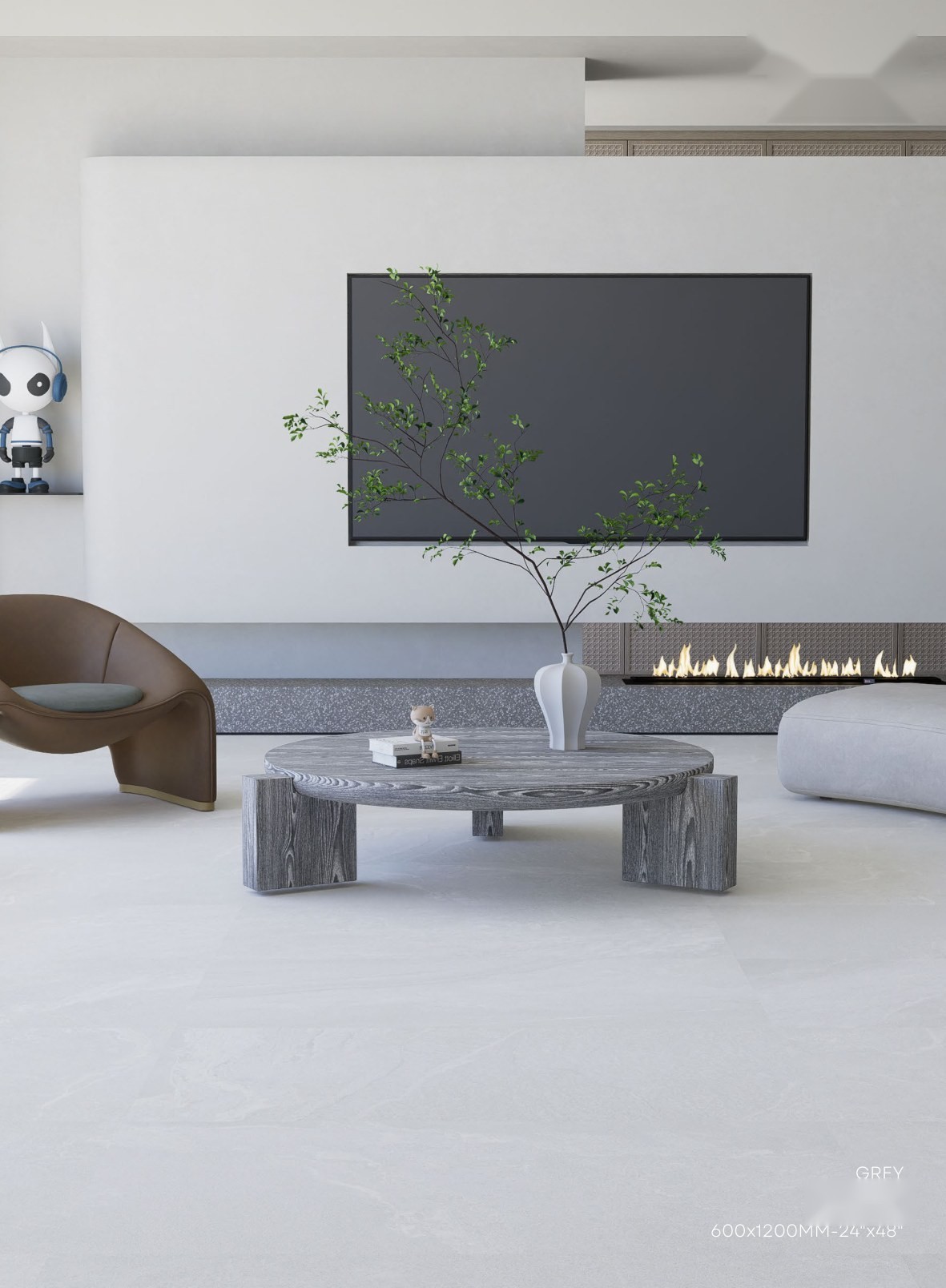 Ivory Stone ceramic surface