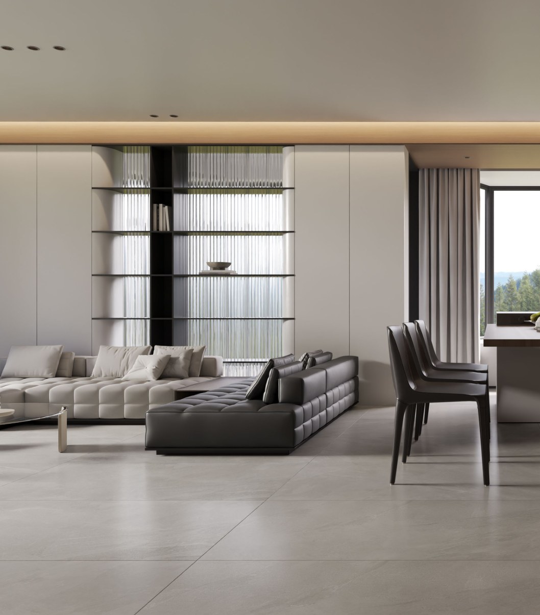 Ash Mist ceramic surface