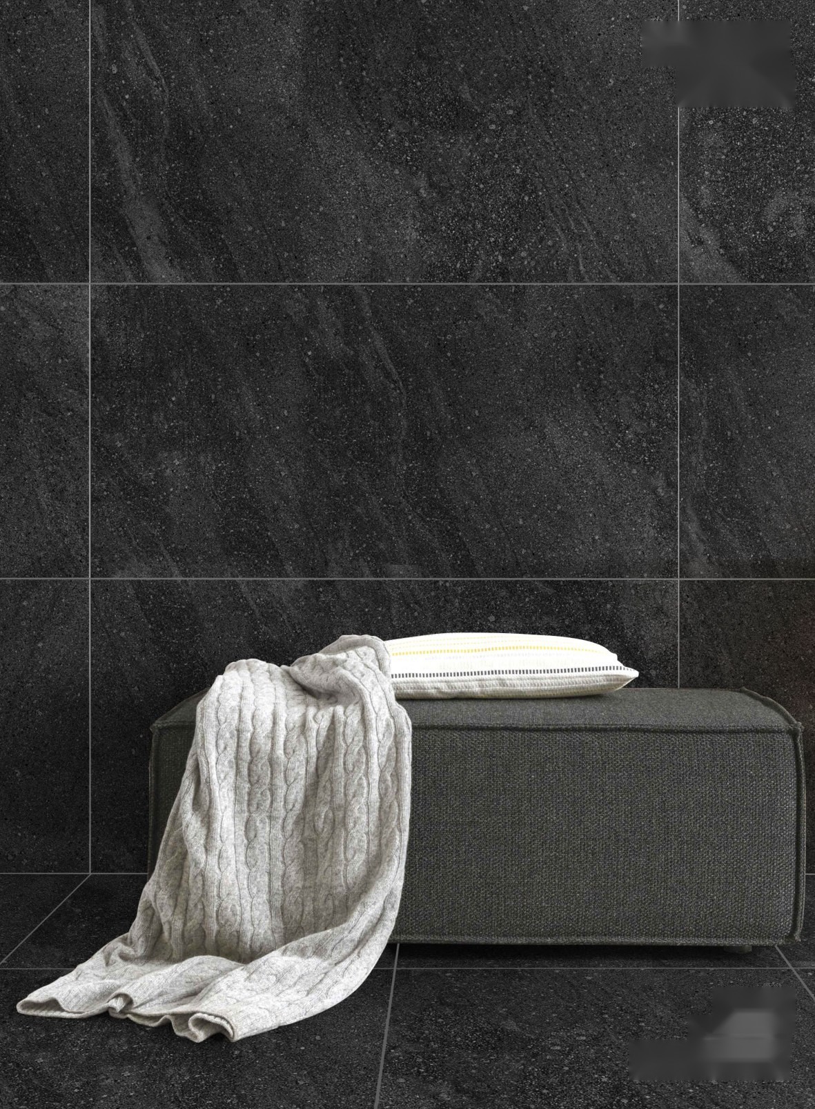 Ash Mineral ceramic surface