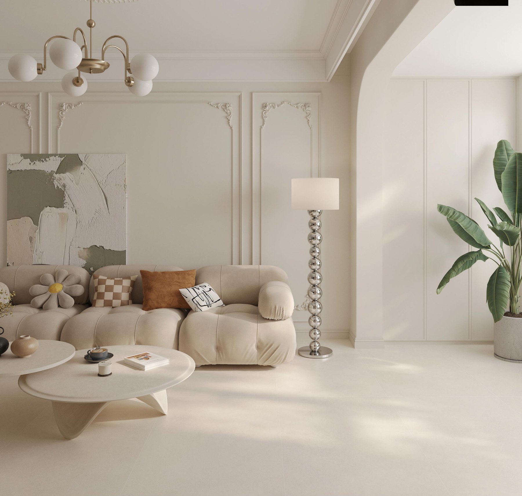 Ivory Line 11 ceramic surface