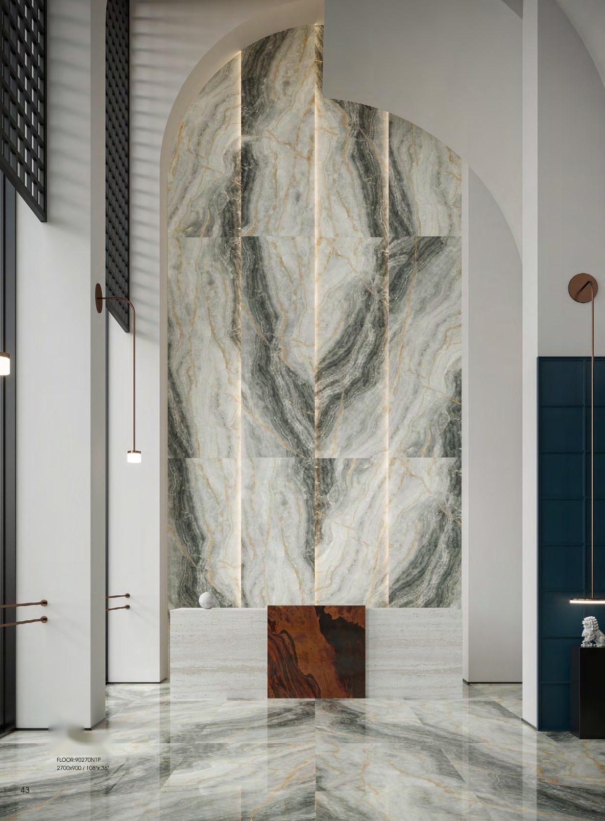 Ivory Fissure 62 ceramic surface