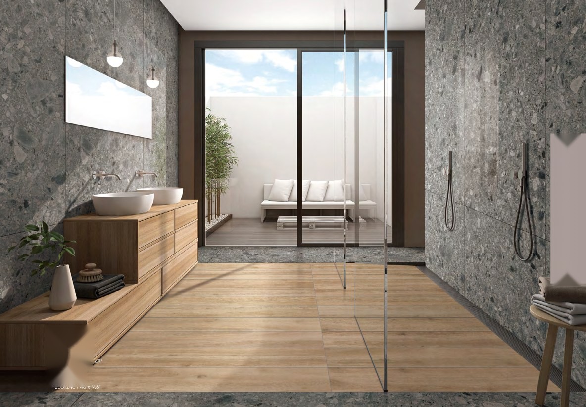 Ivory Trace 74 ceramic surface