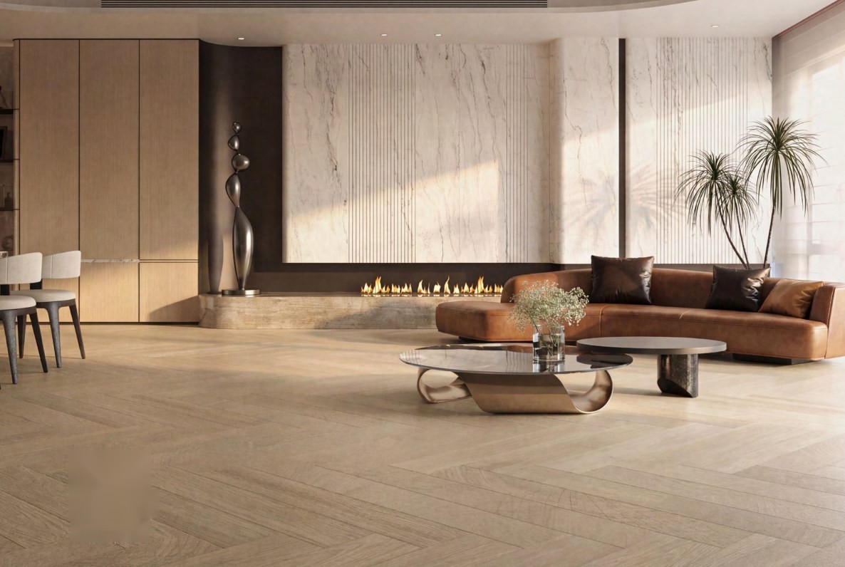 Ivory Wood 12 ceramic surface