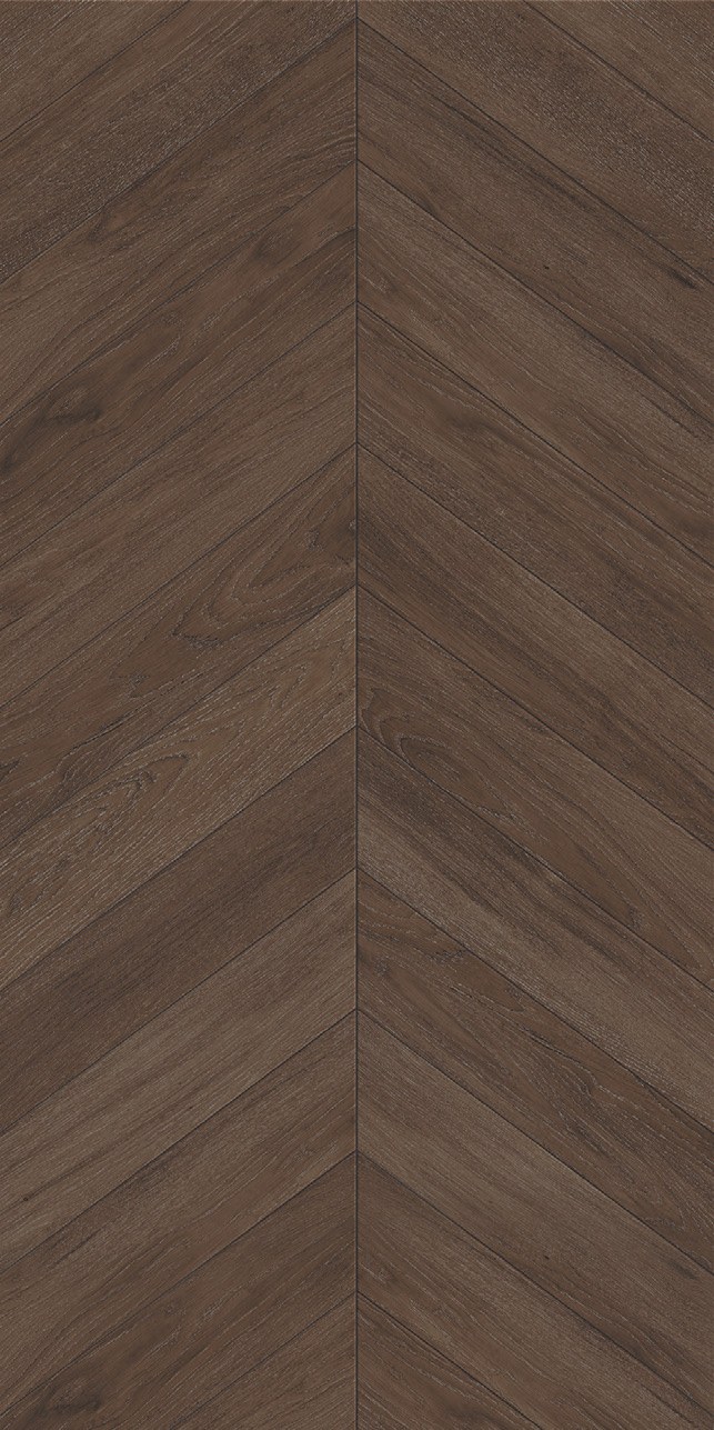 Walnut Chevron ceramic surface